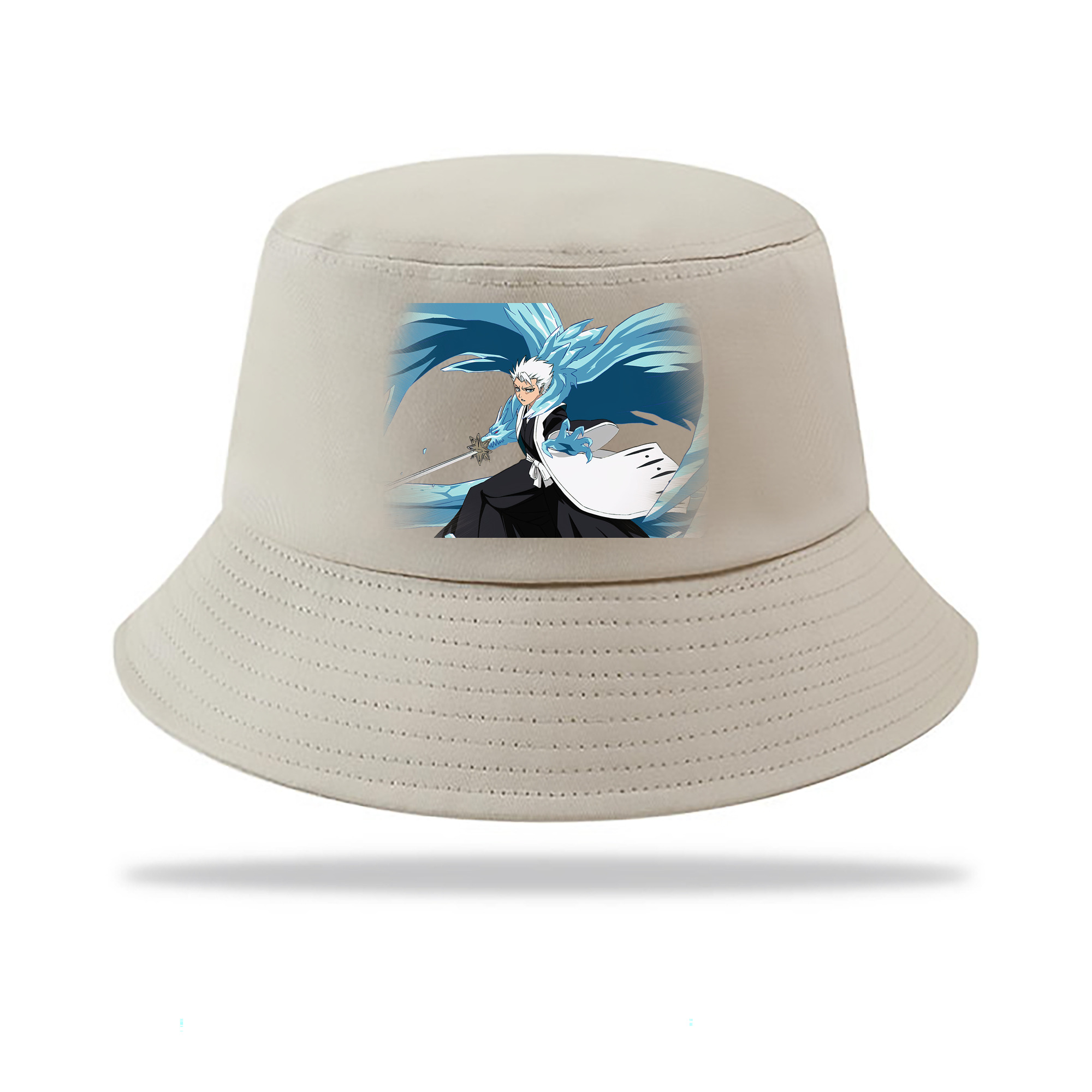 （画像用） ブリーチ 日番谷冬獅郎（ひつがや とうしろう） BLEACH Hitsugaya Toushirou アウトドア日除けバケットハット